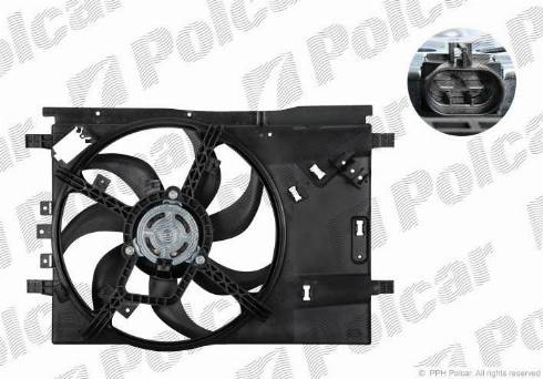 Polcar 555823W5 - Ventilator, hladjenje motora www.molydon.hr