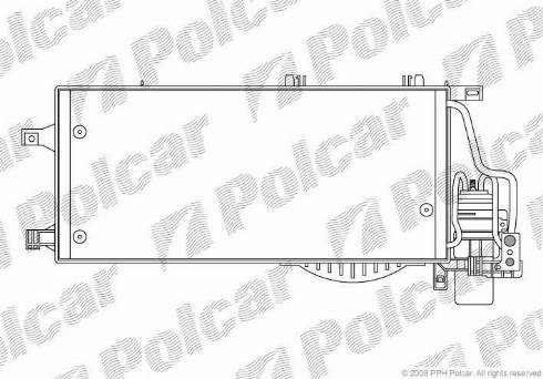 Polcar 5557K82X - Kondenzator, klima-Uređaj www.molydon.hr