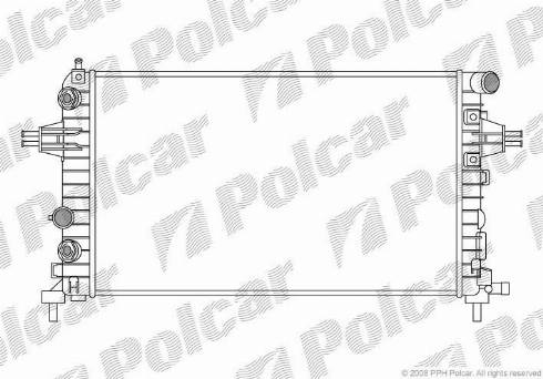 Polcar 550908-1 - Hladnjak, hladjenje motora www.molydon.hr