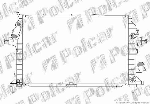 Polcar 550908-8 - Hladnjak, hladjenje motora www.molydon.hr