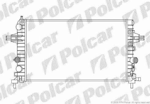 Polcar 550908-2 - Hladnjak, hladjenje motora www.molydon.hr