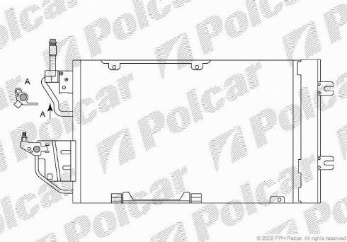 Polcar 5509K85X - Kondenzator, klima-Uređaj www.molydon.hr