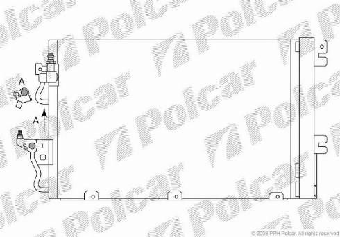 Polcar 5509K81X - Kondenzator, klima-Uređaj www.molydon.hr