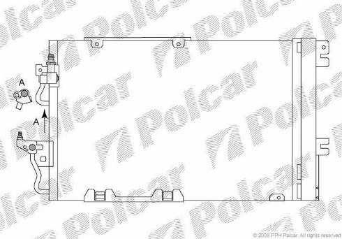 Polcar 5509K82X - Kondenzator, klima-Uređaj www.molydon.hr