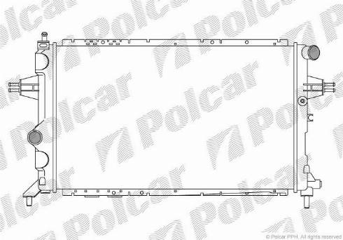 Polcar 550808-4 - Hladnjak, hladjenje motora www.molydon.hr