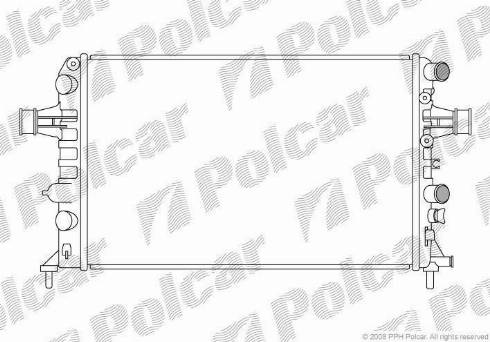 Polcar 550808-0 - Hladnjak, hladjenje motora www.molydon.hr