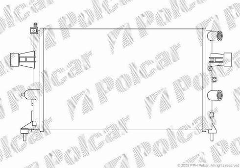 Polcar 550808-1 - Hladnjak, hladjenje motora www.molydon.hr