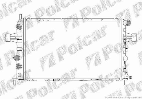 Polcar 550808-3 - Hladnjak, hladjenje motora www.molydon.hr