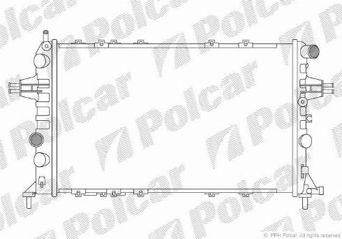 Polcar 550808A4 - Hladnjak, hladjenje motora www.molydon.hr