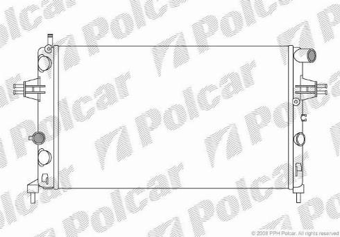 Polcar 550808A6 - Hladnjak, hladjenje motora www.molydon.hr