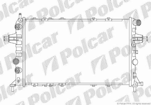 Polcar 550808A3 - Hladnjak, hladjenje motora www.molydon.hr