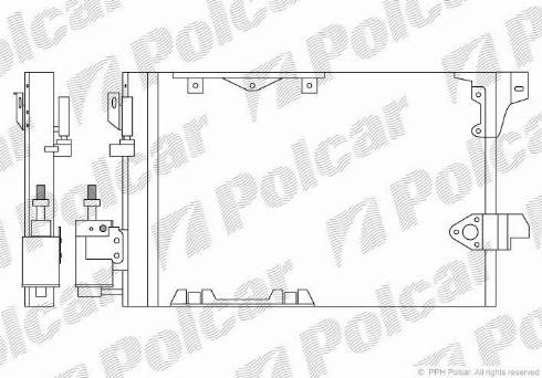 Polcar 5508K81X - Kondenzator, klima-Uređaj www.molydon.hr