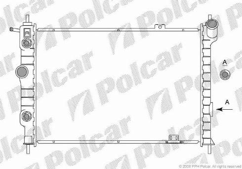 Polcar 550708-6 - Hladnjak, hladjenje motora www.molydon.hr