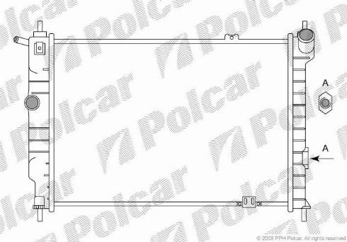 Polcar 550708-2 - Hladnjak, hladjenje motora www.molydon.hr