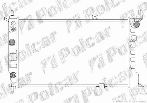 Polcar 550708A7 - Hladnjak, hladjenje motora www.molydon.hr