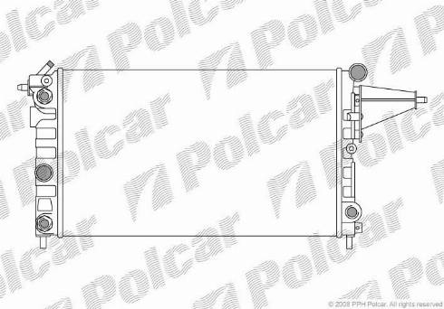 Polcar 551408-1 - Hladnjak, hladjenje motora www.molydon.hr