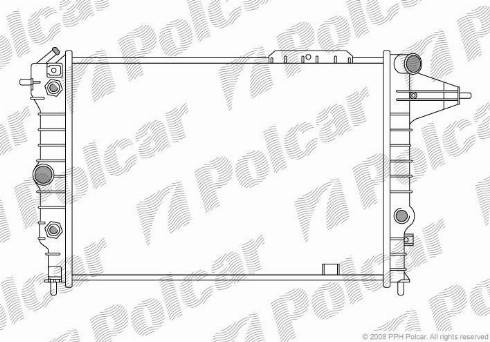 Polcar 5514082X - Hladnjak, hladjenje motora www.molydon.hr