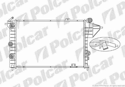 Polcar 551408-2 - Hladnjak, hladjenje motora www.molydon.hr