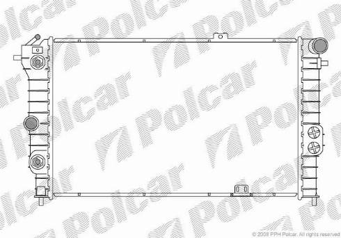 Polcar 551408-7 - Hladnjak, hladjenje motora www.molydon.hr