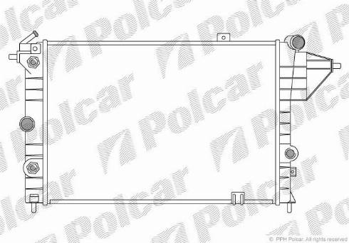 Polcar 551408A2 - Hladnjak, hladjenje motora www.molydon.hr