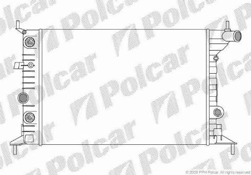 Polcar 551608-2 - Hladnjak, hladjenje motora www.molydon.hr