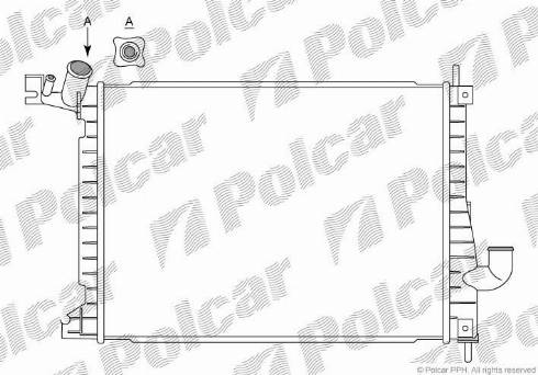 Polcar 551608-7 - Hladnjak, hladjenje motora www.molydon.hr