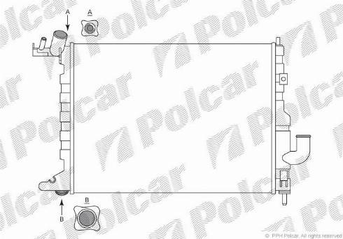 Polcar 551608A5 - Hladnjak, hladjenje motora www.molydon.hr