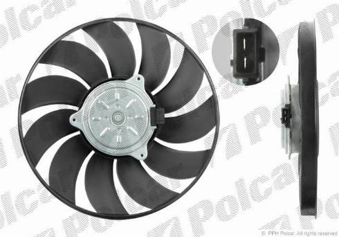 Polcar 551823U8X - Ventilator, hladjenje motora www.molydon.hr