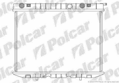 Polcar 558008-5 - Hladnjak, hladjenje motora www.molydon.hr