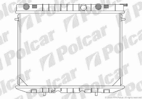 Polcar 558008-1 - Hladnjak, hladjenje motora www.molydon.hr