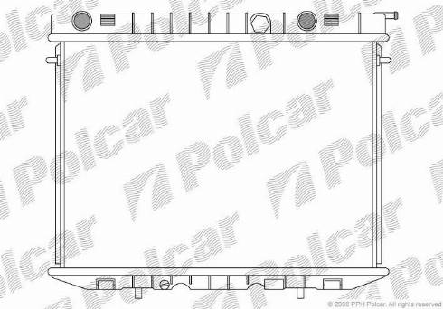 Polcar 558008-3 - Hladnjak, hladjenje motora www.molydon.hr