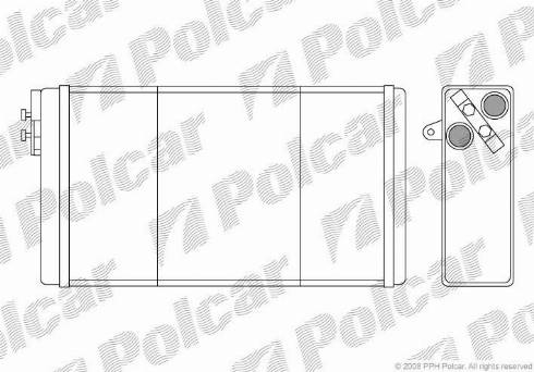 Polcar 5525N8-1 - Izmjenjivač topline, grijanje unutrasnjeg prostora www.molydon.hr