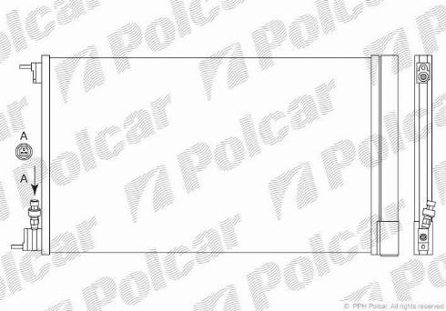 Polcar 5520K81X - Kondenzator, klima-Uređaj www.molydon.hr