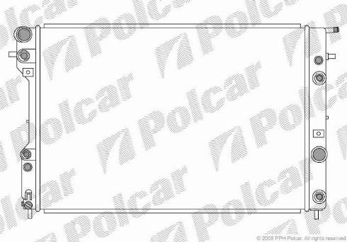 Polcar 5528082X - Hladnjak, hladjenje motora www.molydon.hr