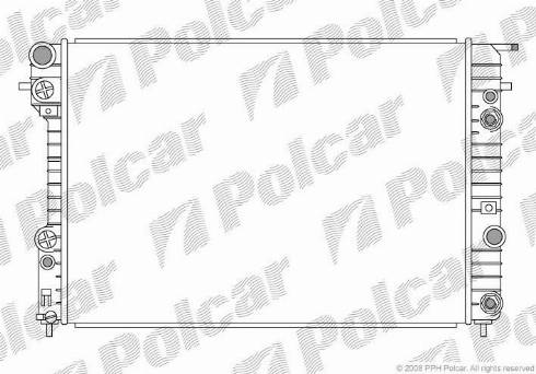 Polcar 552808-2 - Hladnjak, hladjenje motora www.molydon.hr