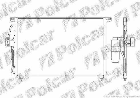 Polcar 5527K81X - Kondenzator, klima-Uređaj www.molydon.hr