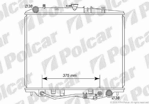 Polcar 5570081K - Hladnjak, hladjenje motora www.molydon.hr