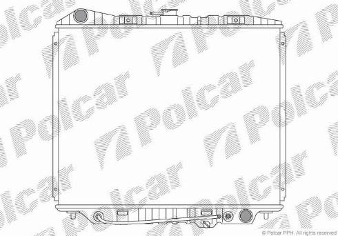 Polcar 557008-1 - Hladnjak, hladjenje motora www.molydon.hr