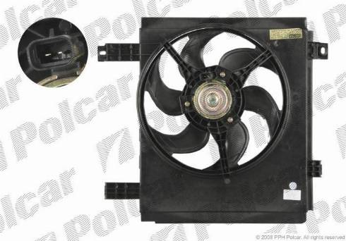 Polcar 509523W1 - Ventilator, hladjenje motora www.molydon.hr