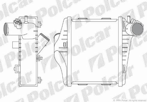 Polcar 5098J81X - Intercooler, hladnjak www.molydon.hr