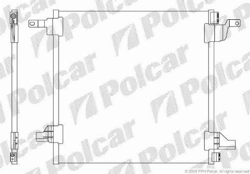 Polcar 5044K82X - Kondenzator, klima-Uređaj www.molydon.hr