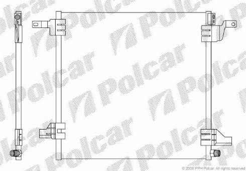 Polcar 5044K8C1 - Kondenzator, klima-Uređaj www.molydon.hr