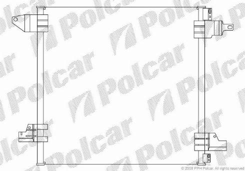 Polcar 5044K8C3 - Kondenzator, klima-Uređaj www.molydon.hr