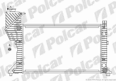 Polcar 506208A2 - Hladnjak, hladjenje motora www.molydon.hr