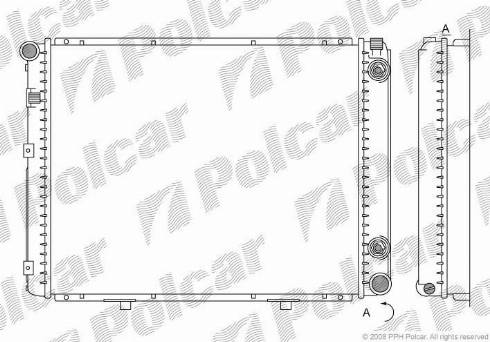 Polcar 500108-9 - Hladnjak, hladjenje motora www.molydon.hr