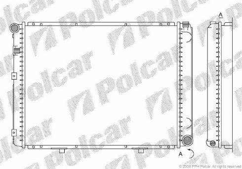 Polcar 500108-8 - Hladnjak, hladjenje motora www.molydon.hr