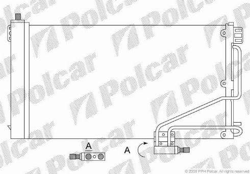 Polcar 5003K81X - Kondenzator, klima-Uređaj www.molydon.hr