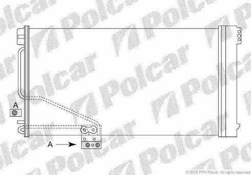 Polcar 5003K8C1 - Kondenzator, klima-Uređaj www.molydon.hr