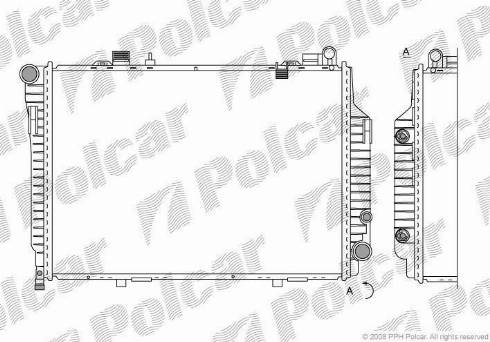 Polcar 500208-5 - Hladnjak, hladjenje motora www.molydon.hr