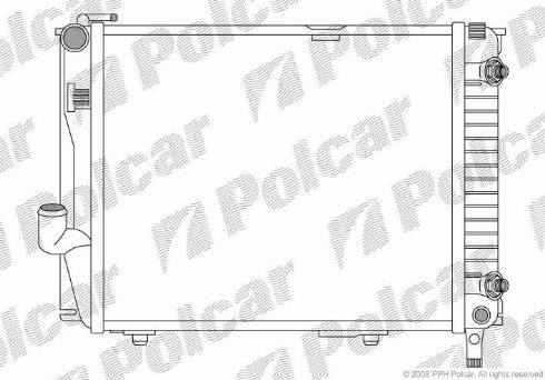 Polcar 50140804 - Hladnjak, hladjenje motora www.molydon.hr